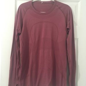 Lululemon Swiftly Tech Long Sleeve Size 12 Rose